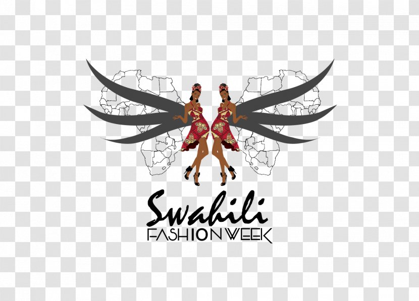 Kenya Fashion Week Show Design Swahili Language - Membrane Winged Insect Transparent PNG