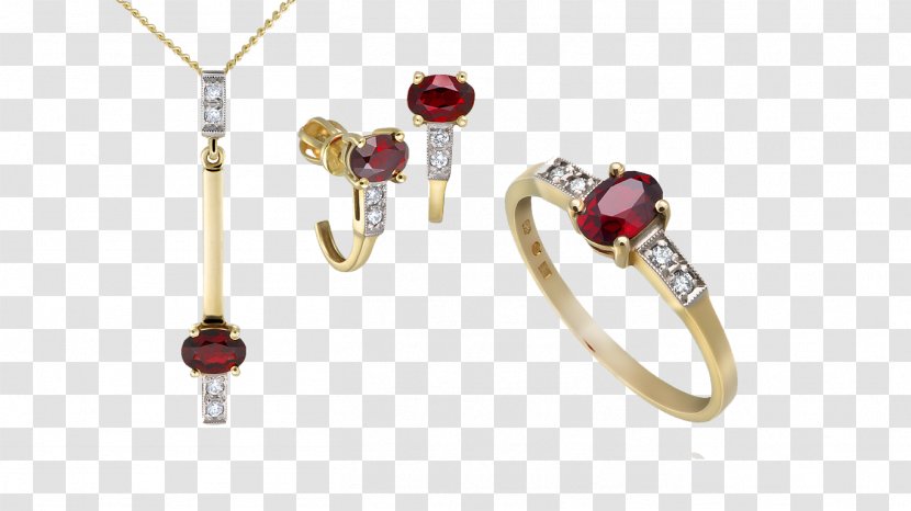 Ruby Earring Jewellery Garnet Diamond - Bracelet Transparent PNG