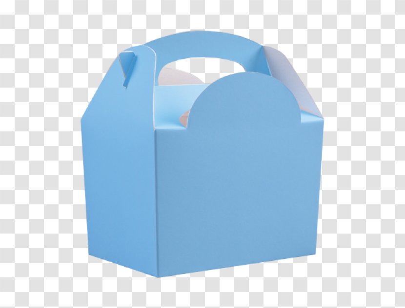 Box Paper Blue Party Light - White Transparent PNG