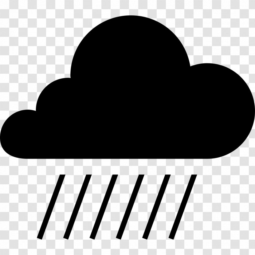 Rain Cloud Clip Art - Silhouette Transparent PNG