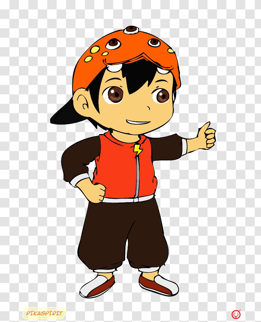 Cartoonist Animation Clip Art - Boboiboy - Cartoon Begging Transparent PNG