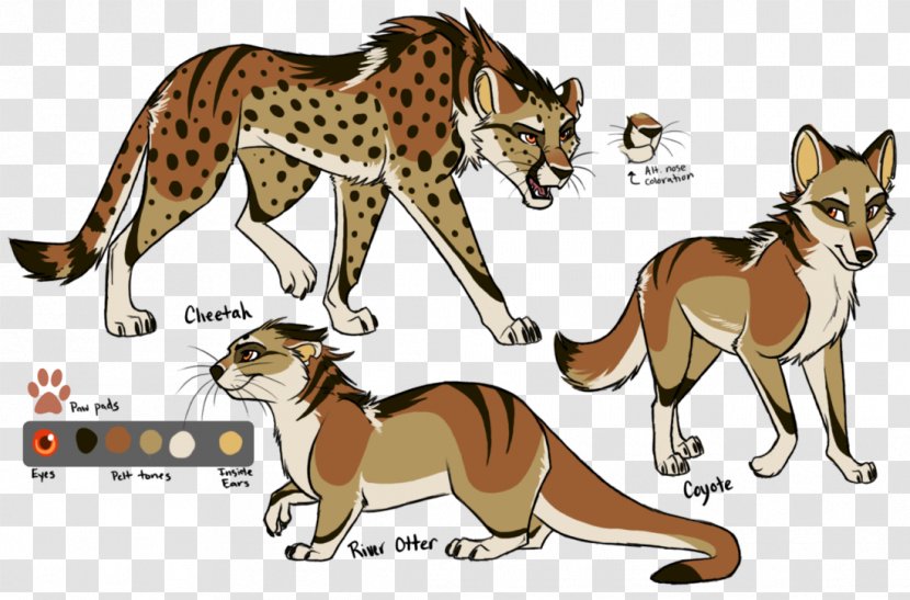 Cat Lion DeviantArt Drawing - King - Cheetah Transparent PNG