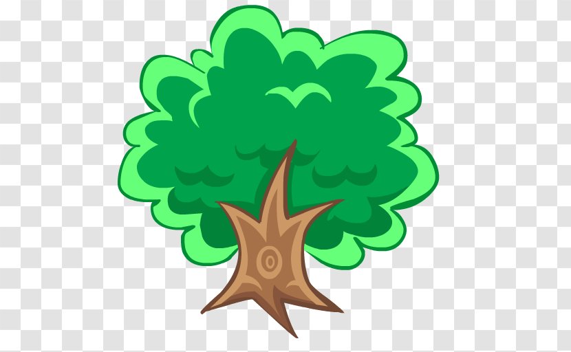 Tree Icon Design - Oak Transparent PNG