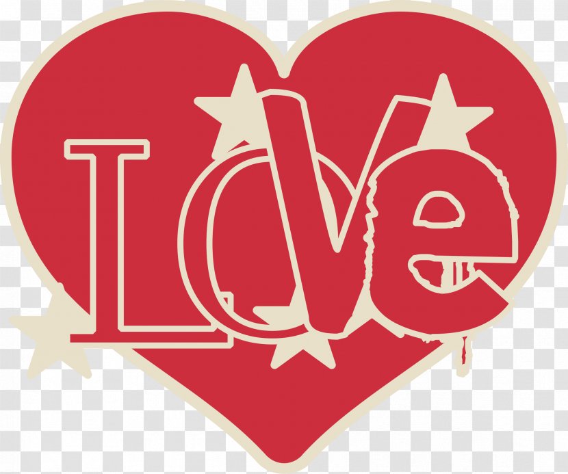 Heart Love Valentine's Day Clip Art - Cartoon - LOVE Transparent PNG