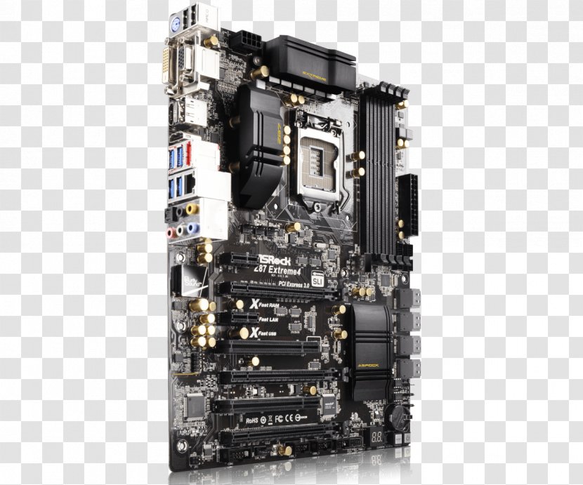 Motherboard Computer Hardware System Cooling Parts Central Processing Unit - Io Card Transparent PNG