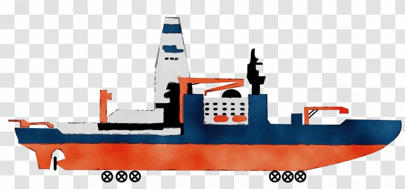 Watercolor Drawing - Wifi - Container Ship Cargo Transparent PNG