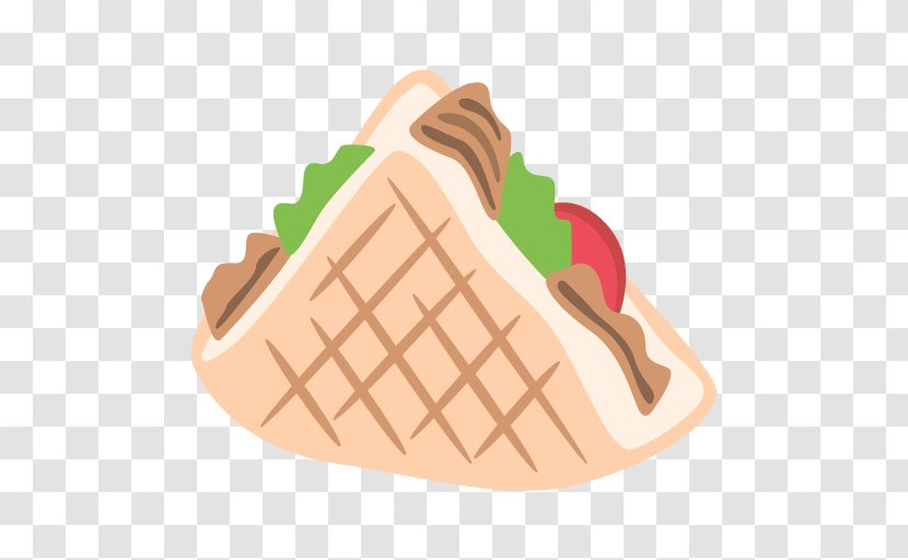 Doner Kebab Emoji Stuffing Focaccia - Chocolate Spread Transparent PNG