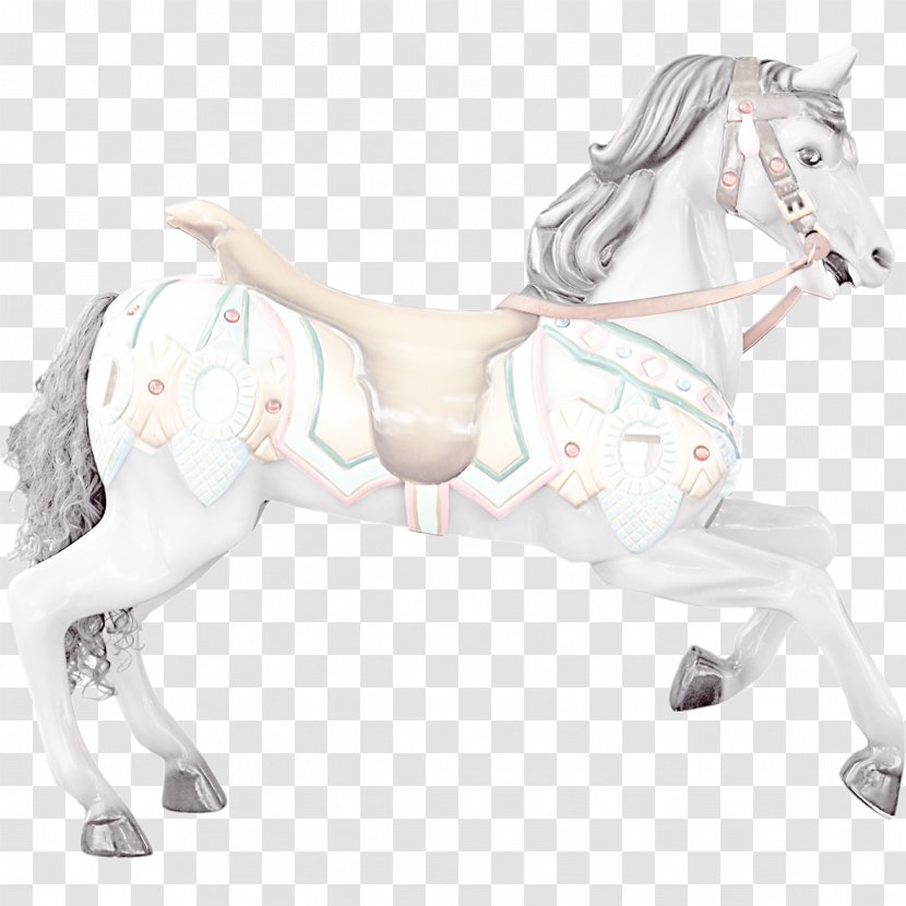 Mustang Pony Mane - Livestock - White Horse Shape Transparent PNG