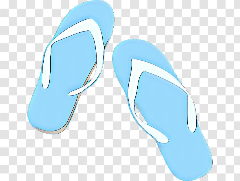 Flipflops Footwear - Turquoise - Sandal Electric Blue Transparent PNG