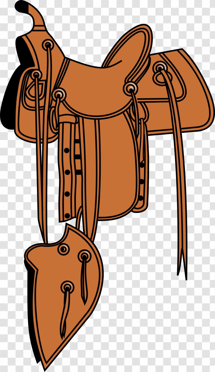 Horse Clip Art Rein Western Saddle Transparent PNG