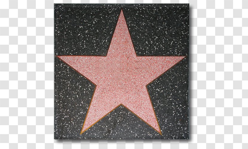 Hollywood Walk Of Fame Gehwegplatte Tile Boulevard Pattern - Watercolor Star Transparent PNG