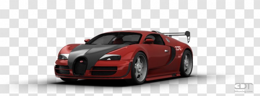 Bugatti Veyron Mid-size Car City - Luxury Vehicle Transparent PNG