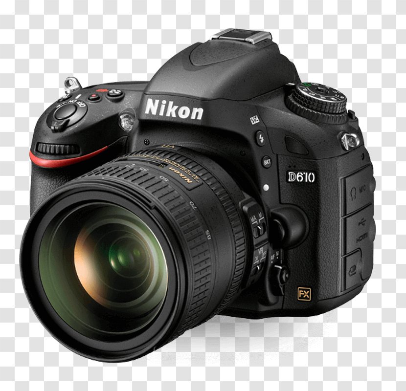 Nikon D600 Digital SLR Camera D610 24-85 VR Lens Kit D610LK24-85 Full-frame Photography - Holiday Sale Transparent PNG