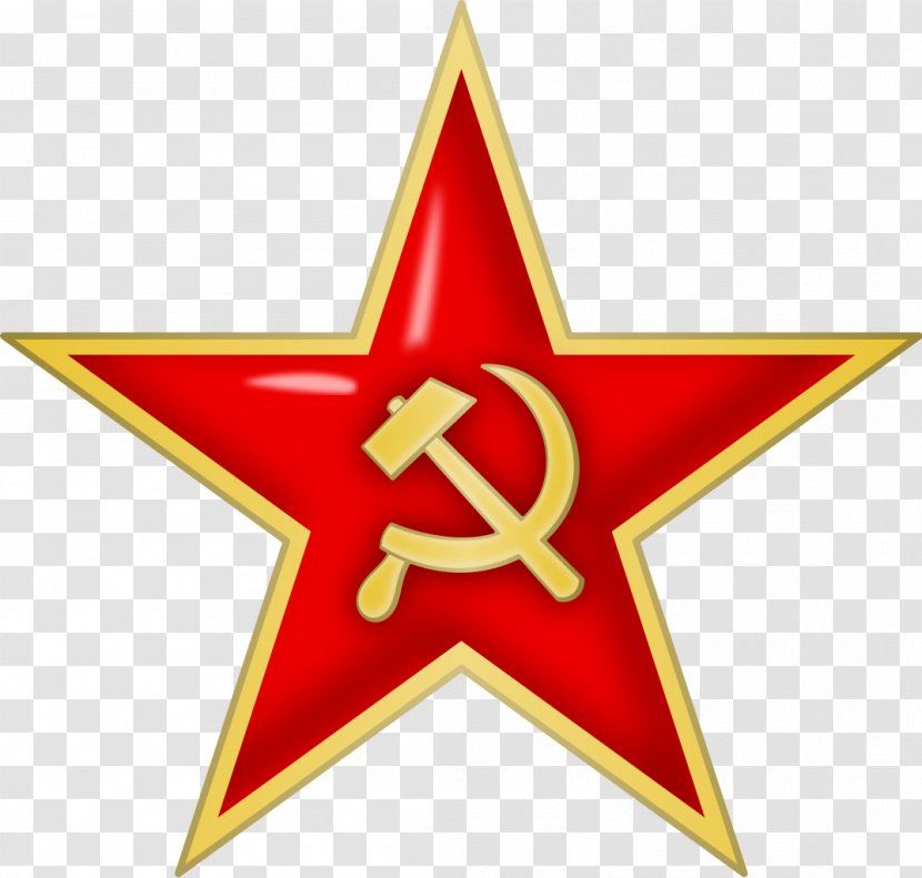 Soviet Union Communist Symbolism Hammer And Sickle Communism - Red Star Transparent PNG