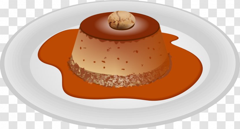 Crxe8me Caramel Christmas Pudding Custard Chocolate Clip Art - Brown Transparent PNG