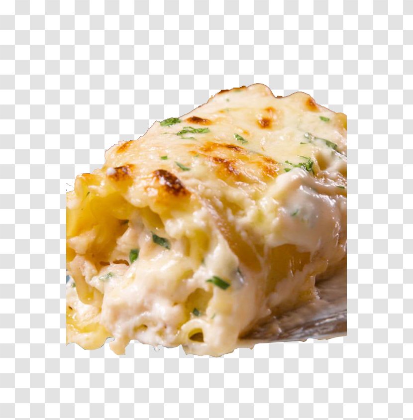 Fettuccine Alfredo Lasagne Chicken Cream Macaroni And Cheese - Recipe - Chives Roll Transparent PNG