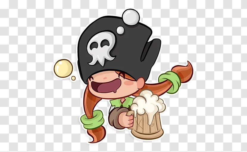 Sticker Piracy Telegram Pirate #7 Clip Art - Serial - Rocketbrain Transparent PNG