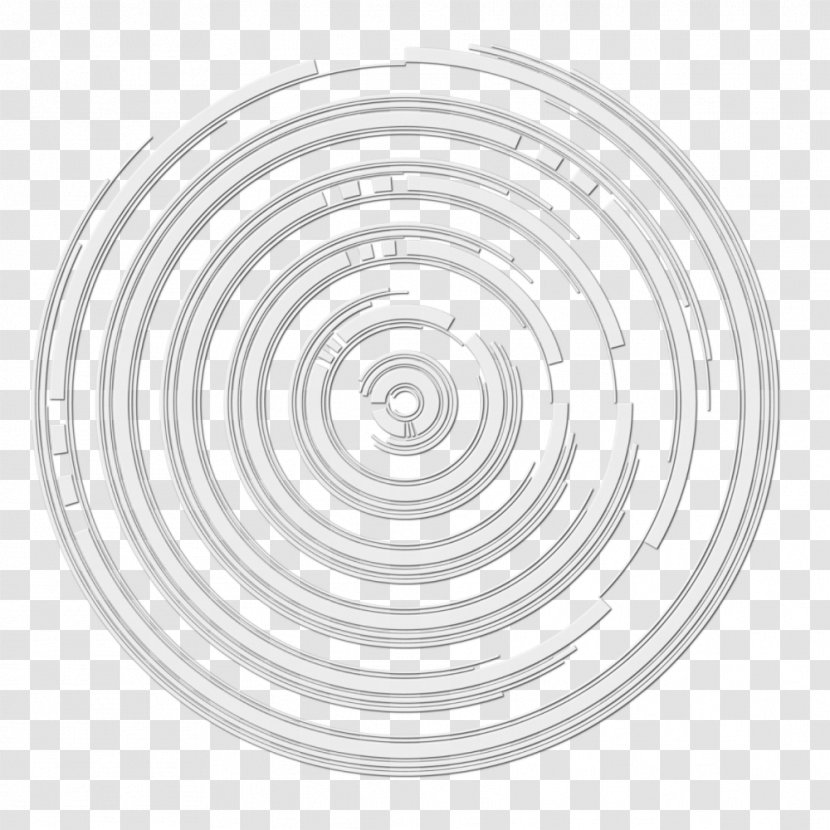Spiral Circle Pattern Transparent PNG