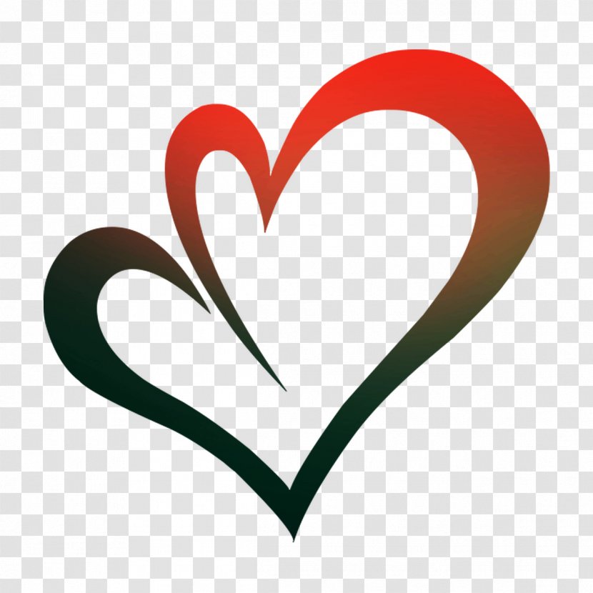 Clip Art Logo Heart Valentine's Day Leaf - M095 - Red Transparent PNG