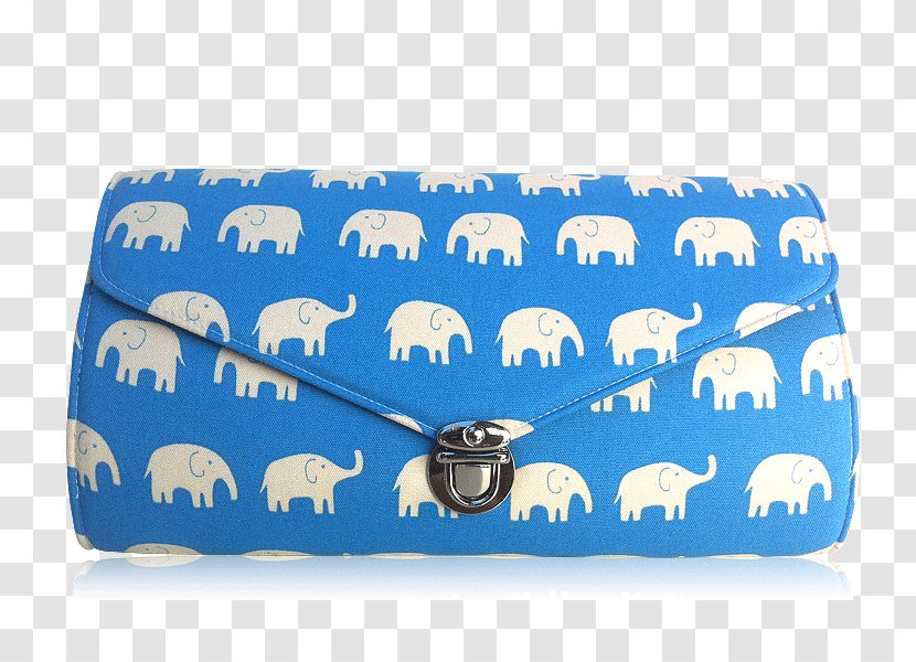 Gift Elephant Coin Purse Baby Shower Birthday - Wallet - Blue Transparent PNG