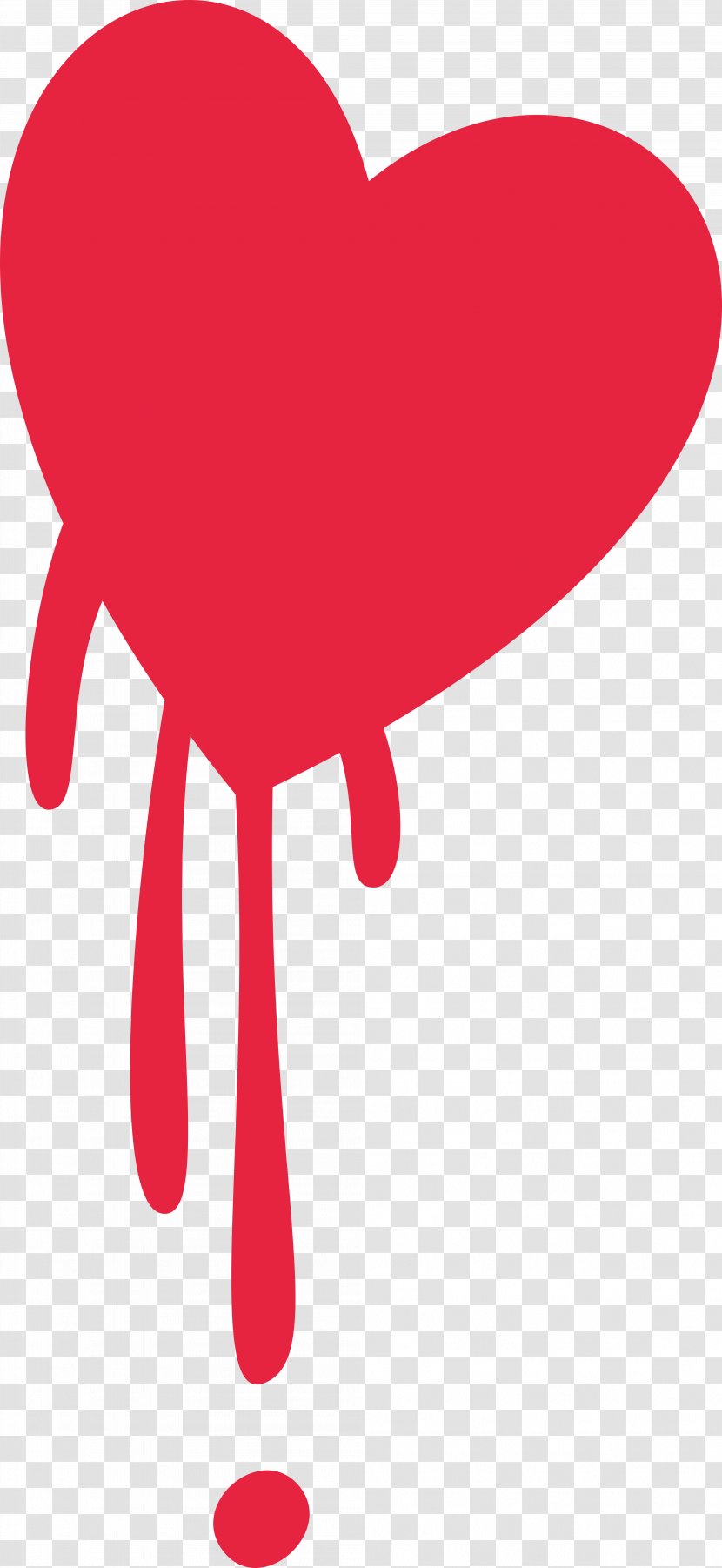 Heart Blood Cutie Mark Crusaders Clip Art - Watercolor - One Colour Transparent PNG