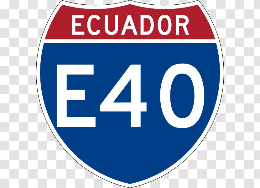 Interstate 40 US Highway System 45 10 - Shield - Road Transparent PNG