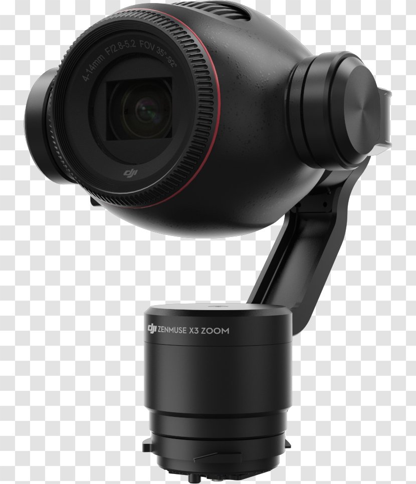 Osmo Zoom Lens DJI Zenmuse X3 Gimbal - Camera Transparent PNG