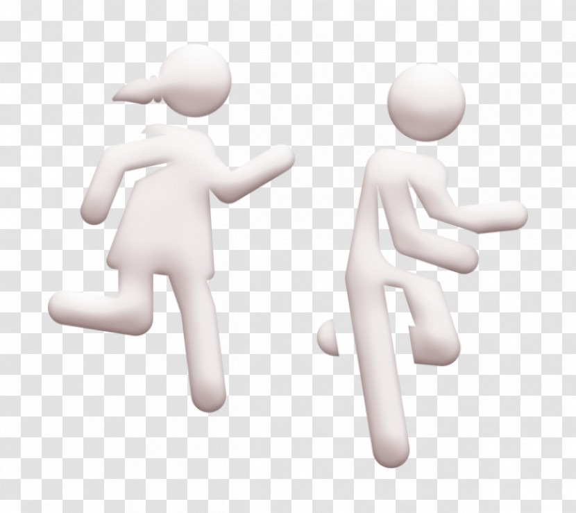 Running Icon Kindergarten Pictograms Icon Child Icon Transparent PNG