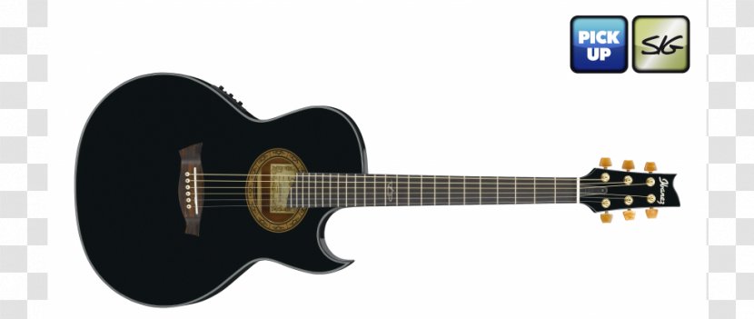 Acoustic Guitar Ibanez Steve Vai Signature JEM Series Acoustic-electric - Flower Transparent PNG
