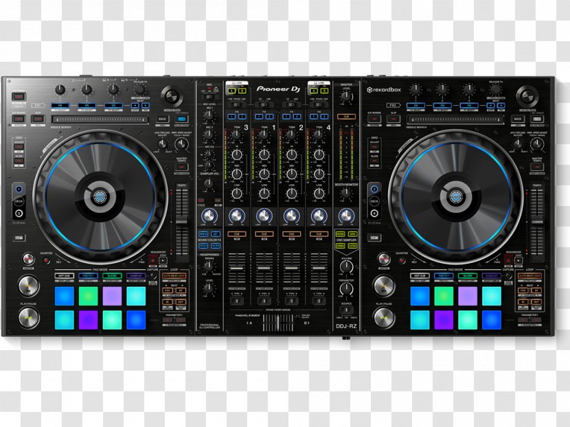 DJ Controller Pioneer Disc Jockey Audio Mixers DDJ-RX - Technology Transparent PNG