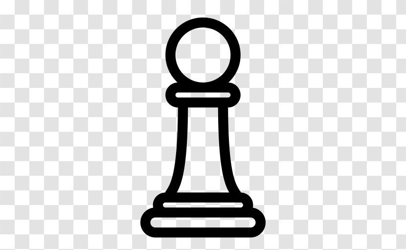 Chess Piece Pawn White And Black In King - Game Transparent PNG