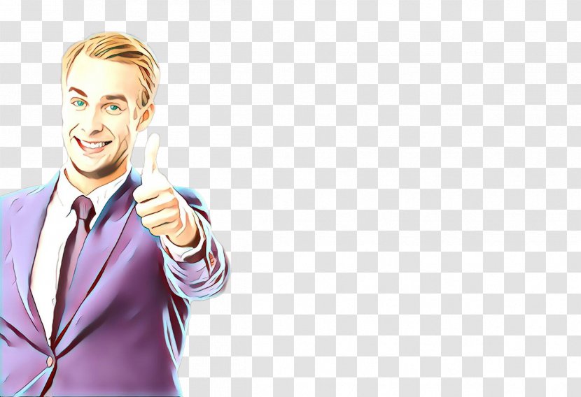 Businessperson Gesture Smile Finger Happy - Business Transparent PNG