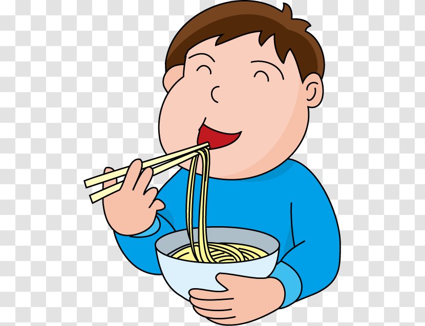 Ramen Japanese Cuisine Instant Noodle Clip Art Illustration - Conversation - Eat Transparent PNG