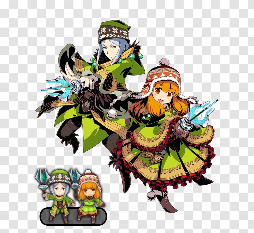 Etrian Mystery Dungeon Odyssey II: Heroes Of Lagaard Runemaster Nintendo 3DS Atlus - Mythical Creature - Lightning Element Transparent PNG