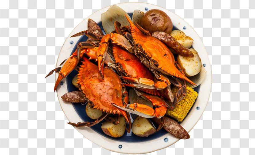 Crab Portuguese Cuisine Oyster Seafood - Plate - Shrimp Transparent PNG