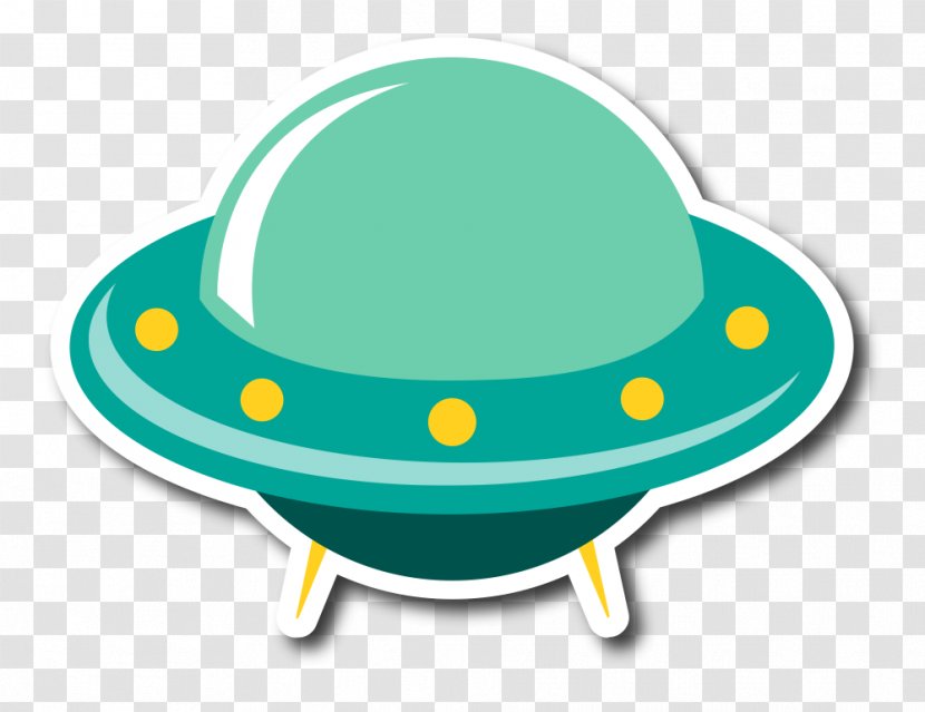 Unidentified Flying Object Extraterrestrials In Fiction Download - Yellow - Hand-painted UFO Transparent PNG