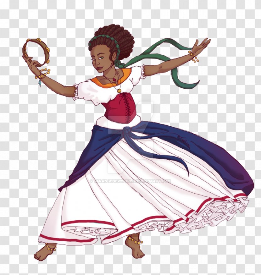 Performing Arts Dance Costume Character Fiction - Gypsy Transparent PNG