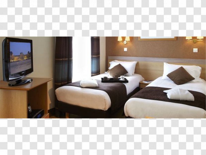 Bed Frame Hotel Interior Design Services Mattress Suite Transparent PNG