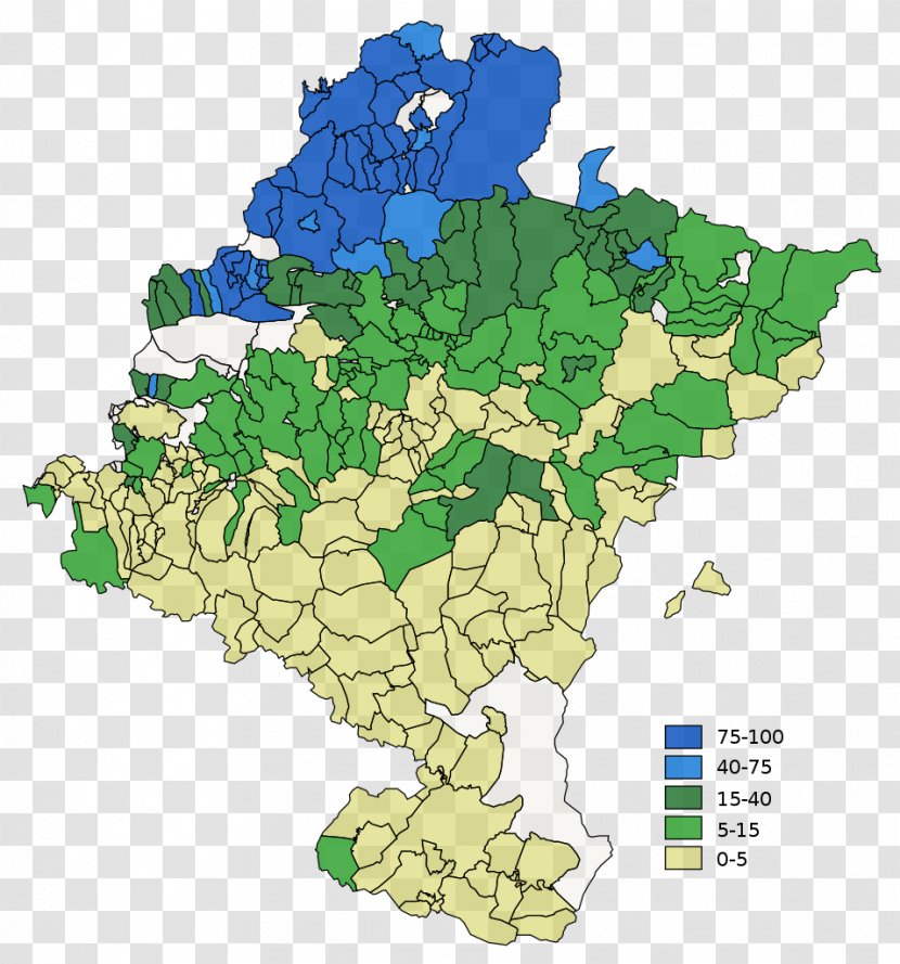 Viana, Spain Basque Language Country Ujué Map - Percentage Transparent PNG