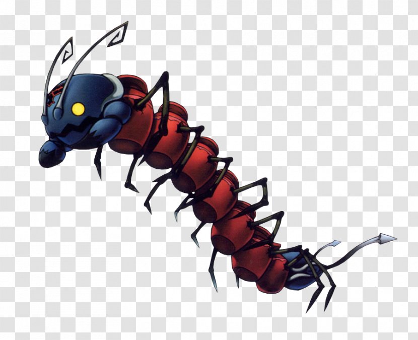 Centipede Kingdom Hearts Coded HD 1.5 Remix 3D: Dream Drop Distance II - Insect Transparent PNG