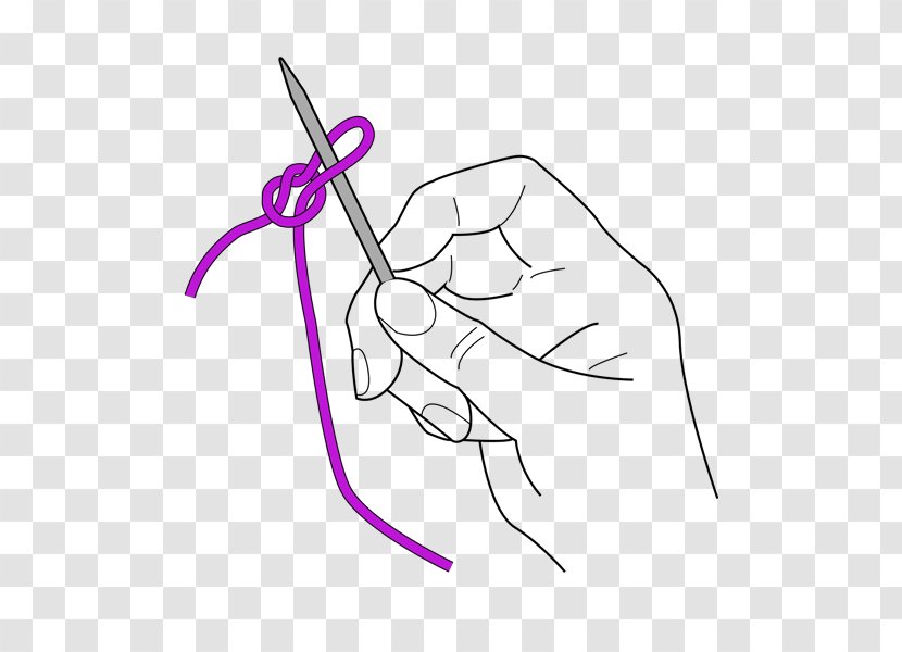 Casting On Knitting Slip Knot Thumb Design - Heart - Garter Stitch Vs Purl Transparent PNG