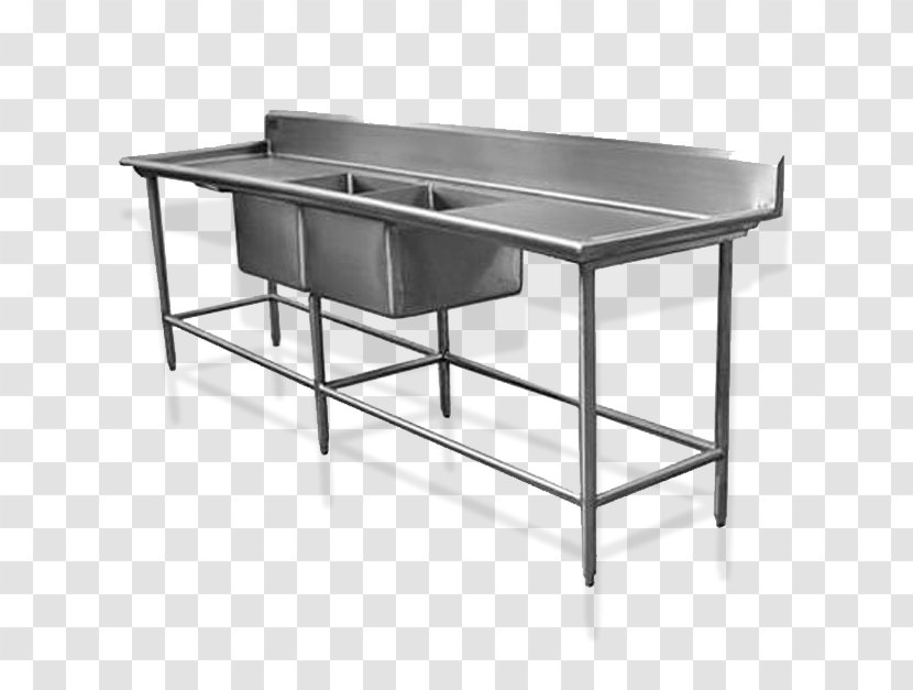 Table Stainless Steel Kitchen Furniture Transparent PNG