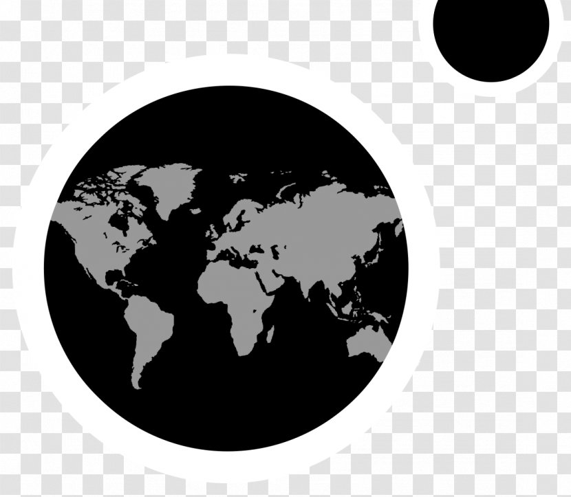 World Map Globe Vector Graphics - Planet Transparent PNG