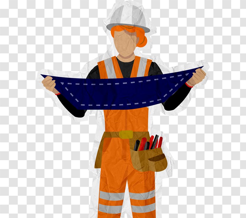 Female Role Architectural Engineering Costume Industry - Cartoon - Construction-workers Transparent PNG