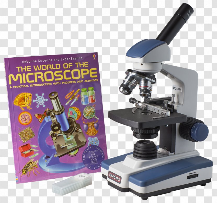 Optical Microscope Student Compound Gift Package JuniorScope The Ultimate Kids Microscopy - Science Transparent PNG
