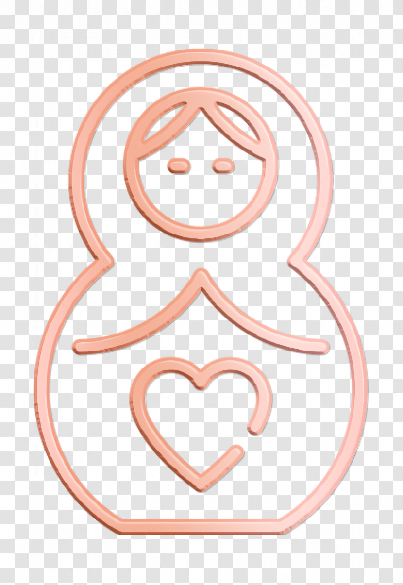 Matryoshka Doll Icon Womens Day Elements Icon Russian Icon Transparent PNG