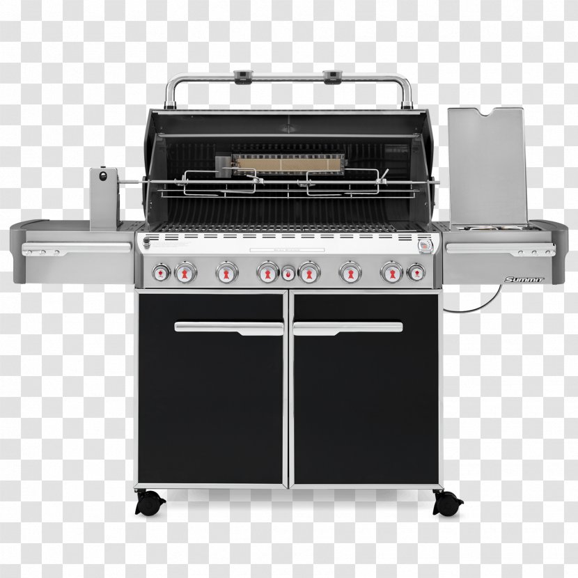 Barbecue Weber Spirit II E-210 Summit E-470 E-670 Weber-Stephen Products - Watercolor - Bbq Grill Cart Transparent PNG