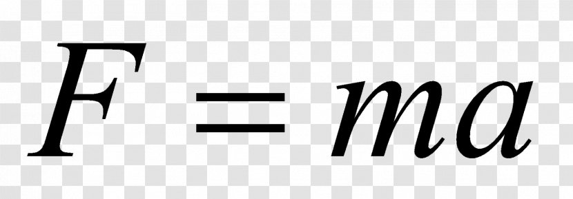 Newton's Laws Of Motion Second Law Inertia Physics Force - Momentum - Acceleration Equation Transparent PNG