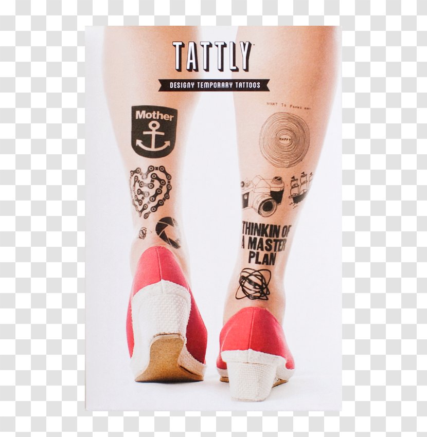 Tattly Temporary Tattoos Black Set Abziehtattoo Anchor Collective - Joint Transparent PNG