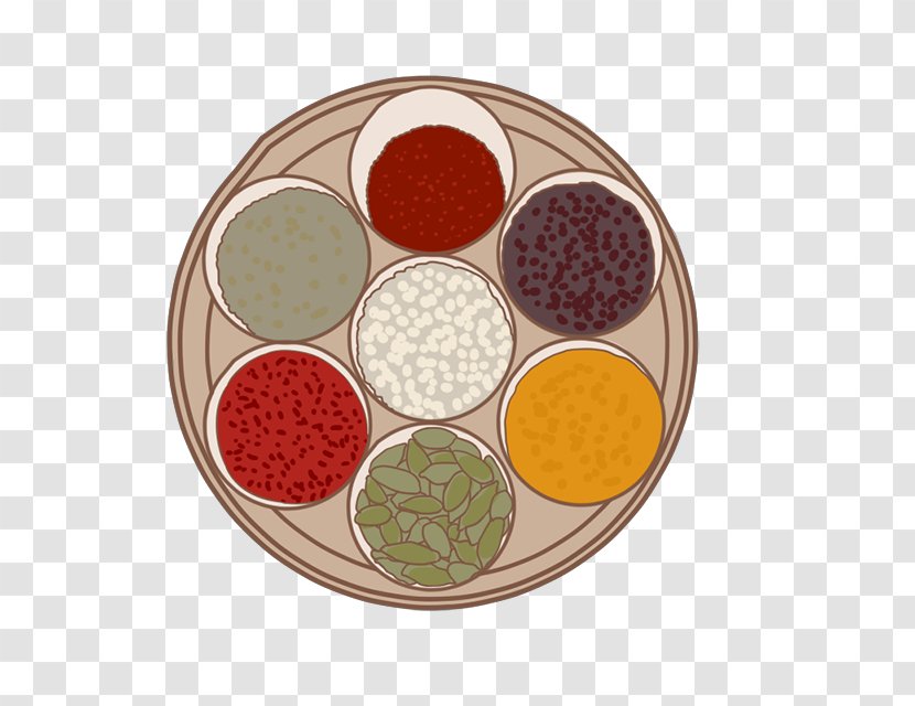 Cooked Rice Food - Hand-painted Dish Transparent PNG